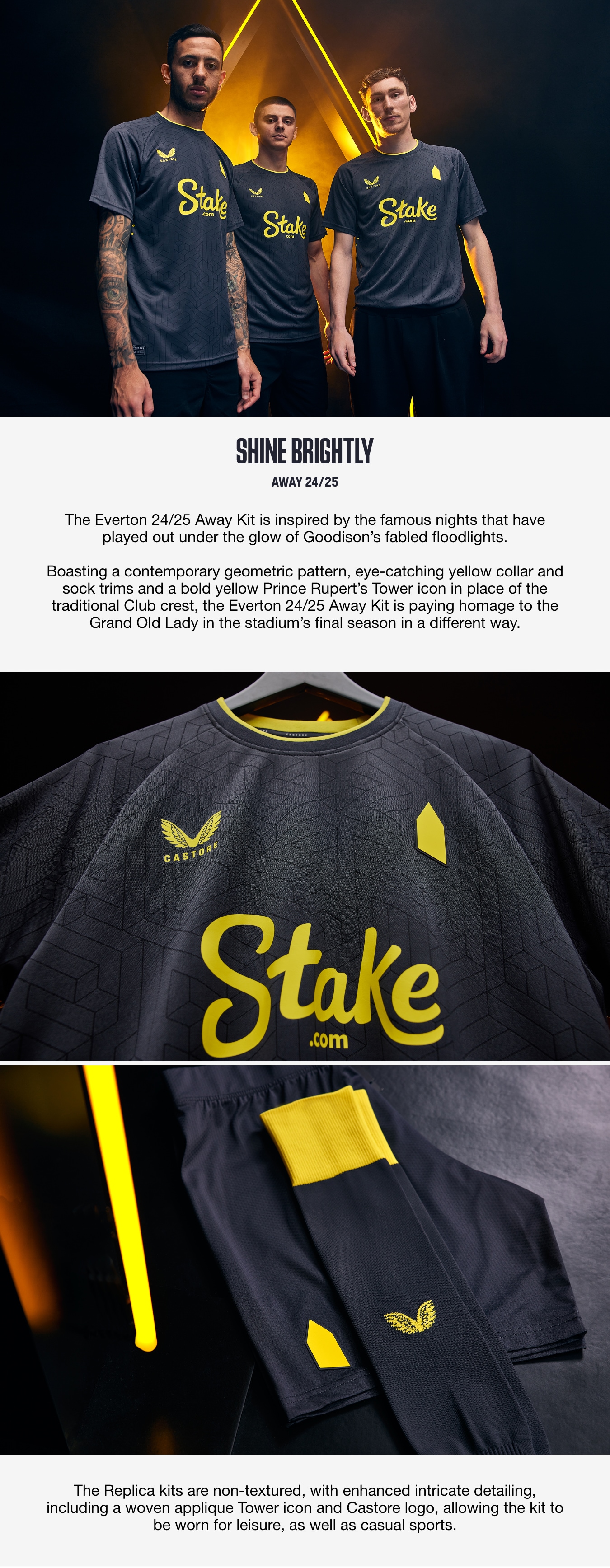 Everton Castore Away Replica Shirt 2024-25 - Womens
